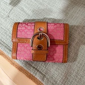 Coach Soho Mini Signature Jacquard wallet